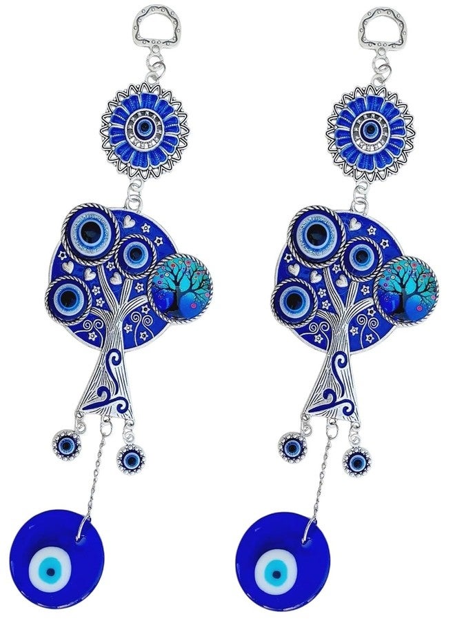 ARTISKRITI Evil Eye Hanging for House Main Entrance Door Decoration, Tree of Life Nazar Battu for Home Protection, Good Luck Charm and Prosperity at Office and Home, Housewarming Gift, Set of 2 - Image 5